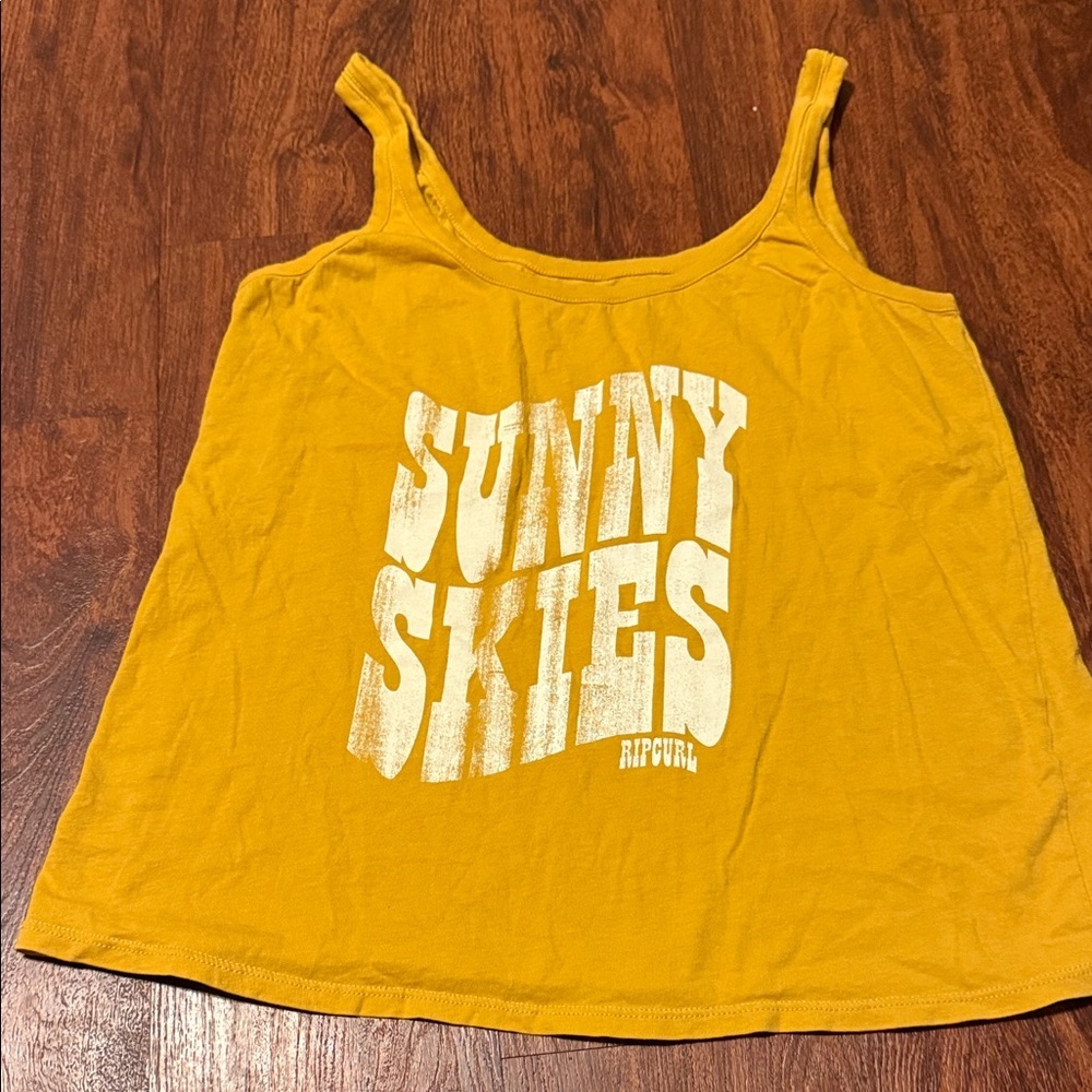 Rip Curl Sunny Skies Mustard Tank